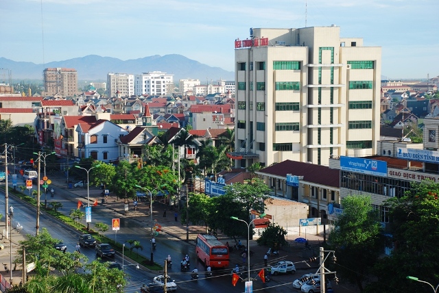Thành phố Hà Tĩnh năng động, hiện đại và phát triển, phấn đấu hương tới đô thị loại II vào năm 2015 (ảnh TL)