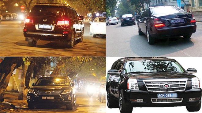 Rộ xe sang tiền tỷ gắn biển xanh