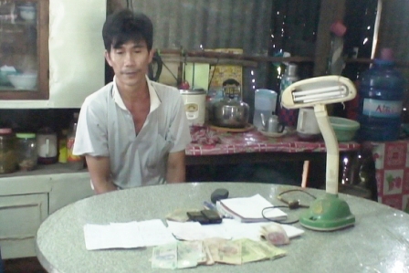 Bắt đối tượng tổ chức cá độ bóng đá ăn thua bằng tiền