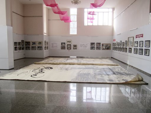 Triển lãm tranh thư pháp sân chơi cho họa sĩ trẻ