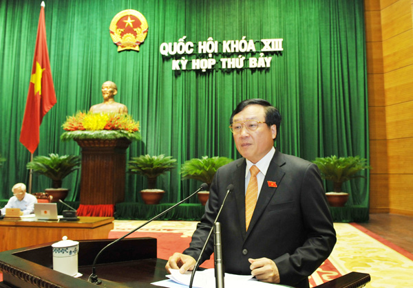 Đồng chí Nguyễn Hòa Bình - Ủy viên Trung ương Đảng; Viện trưởng Viện KSND tối cao.