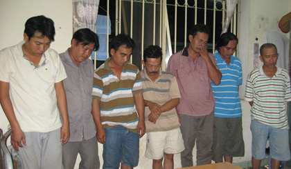 Bắt quả tang 7 đối tượng đá gà ăn tiền