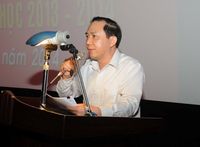  Đồng chí Bùi Mạnh Cường, Chủ tịch Công đoàn, Phó Viện trưởng VKSNDTC phát biểu tại Lễ tuyên dương