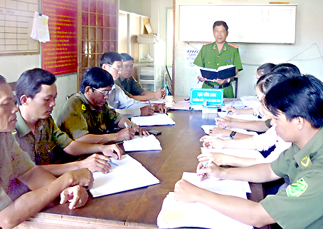 Để người dân cùng bảo vệ an ninh trật tự