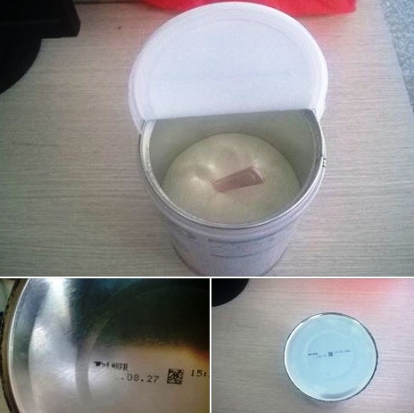 Sữa dập lại date  Làm sao biết