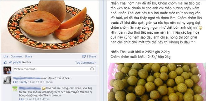 Rau quả lên mạng giá gấp đôi vẫn đắt hàng