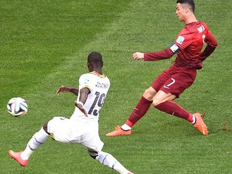 Bồ Đào Nha 2-1 Ghana Quá muộn cho Ronaldo