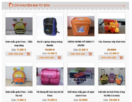 Ăn chặn đồ khuyến mãi xịn bán rẻ ra chợ