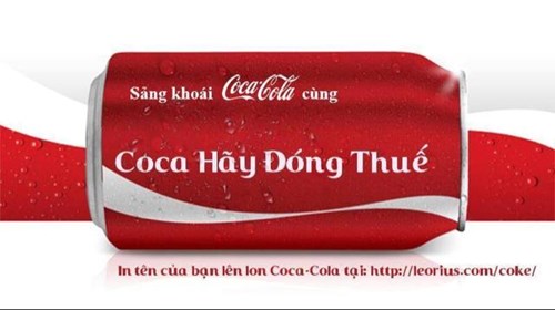 Coca Cola nếm trái đắng từ chiến dịch quảng cáo quá thông minh