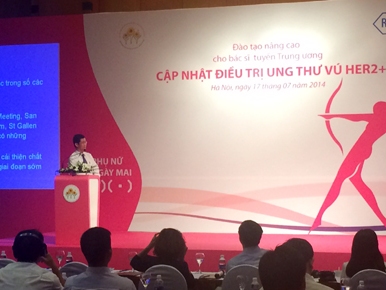 BV K Trên 70 bệnh nhân ung thư vú được chữa khỏi