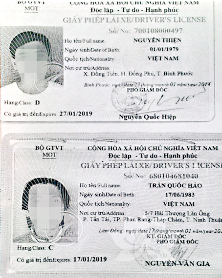 Bằng lái mẫu mới vẫn bị làm giả