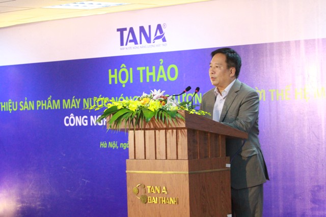 Ông Nguyễn Thái Lai – Thứ trưởng Bộ tài nguyên & môi trường phát biểu tại Hội thảo