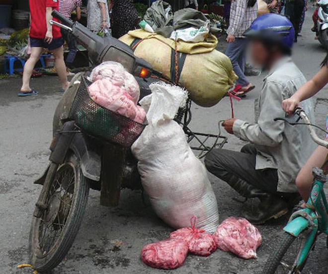 Choáng váng ghé thăm lò chế biến mỡ thối