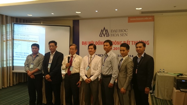 Hiệu trưởng mất uy tín, cổ đông ĐH Hoa Sen đồng thuận đa số họp ĐHCĐ bất thường