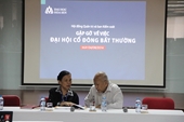 Một số lãnh đạo trường ĐH Hoa Sen tổ chức họp báo trái phép