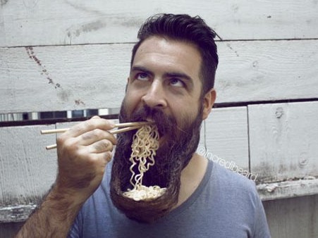 Biến râu thành bát ăn mỳ