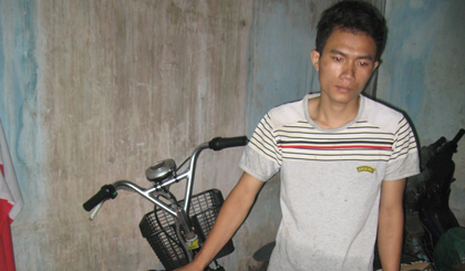 Công an phường 4, TP Mỹ Tho tóm gọn tên trộm xe đạp điện