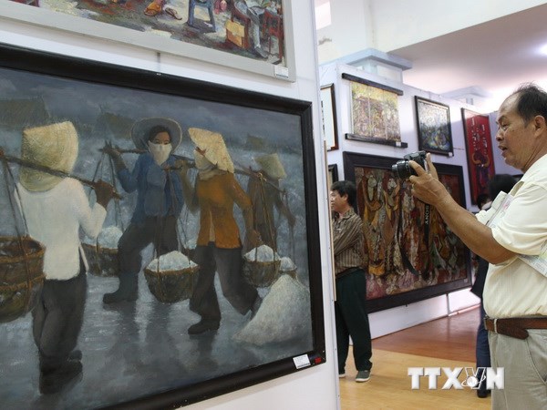 Khai mạc Triển lãm mỹ thuật khu vực Nam miền Trung và Tây Nguyên