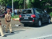 Trung tướng công an tử nạn khi xe công vụ va chạm xe khách