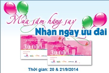 Co opmart tặng 100 000 phiếu mua hàng