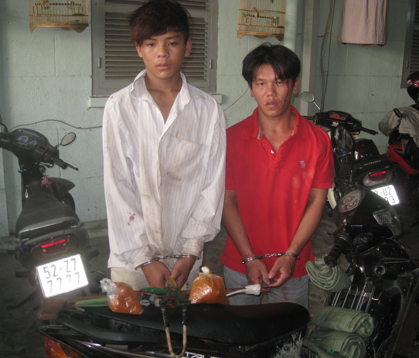 Bắt hai thanh niên trộm chó từng dùng bửu bối chống trả người truy đổi