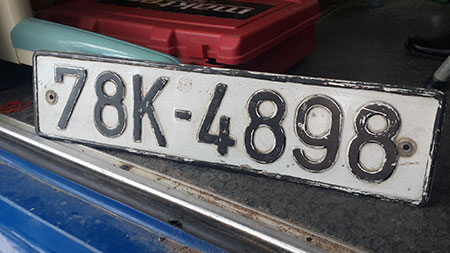 Xe quá tải né trạm cân bỏ trốn khi đã bị tạm giữ biển số