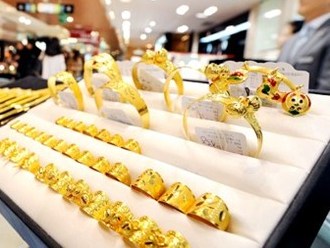 Vàng giảm, USD bật tăng