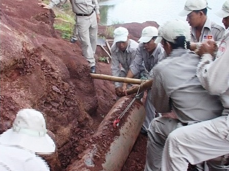 Xử lý quả bom khủng nặng gần 500 kg