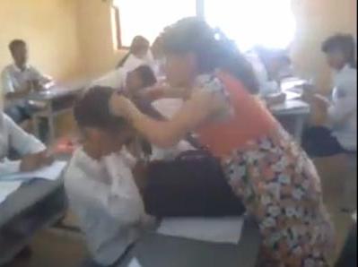 Đình chỉ giáo viên túm tóc, bạt tai học sinh