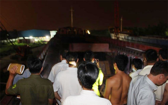 Một công nhân tử nạn khi đang hàn tàu