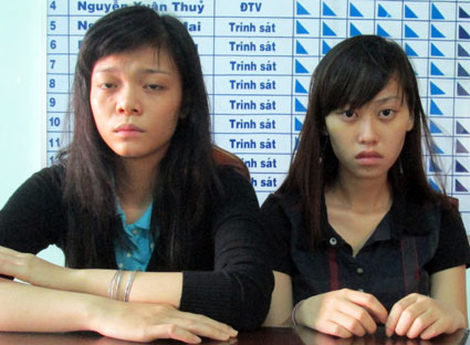 Kiều nữ bán ma túy bị bắt