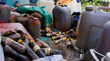 Rùng mình cảnh dòi lúc nhúc chui lên trong mắm tôm