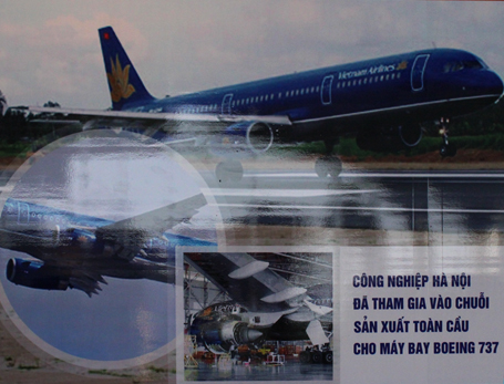Công nghiệp Hà Nội đã tham gia vào chuỗi sản xuất toàn cầu cho máy bay BOEING 737