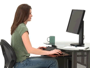 Phòng tác hại khi dùng máy tính