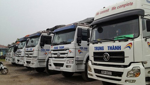 Đoàn xe vận tải của Cty Trung Thành bị VATA kiến nghị điều tra