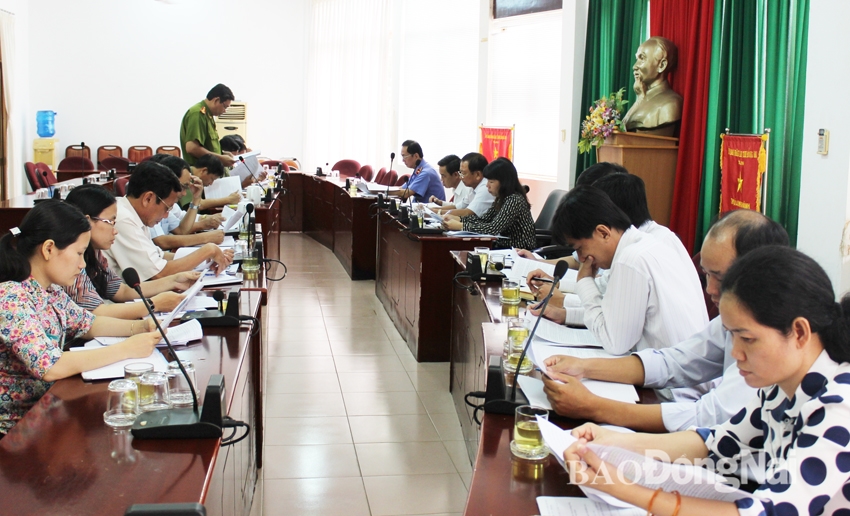 Giám sát công tác phòng, chống tội phạm tại TX Long Khánh