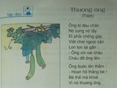 Thực hư vụ bóp méo bài thơ Thương ông trong sách Tiếng Việt lớp 2