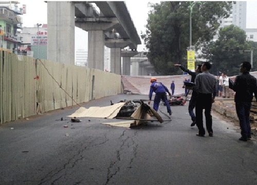 Đình chỉ thi công dự án Cát Linh - Hà Đông để điều tra tai nạn