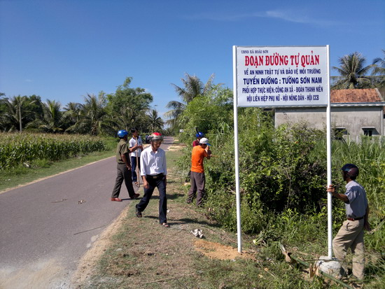 Hiệu quả từ mô hình đoạn đường tự quản ở Hoài Sơn