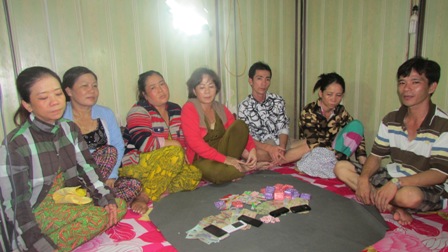 Triệt xóa điểm đánh bài ăn thua bằng tiền