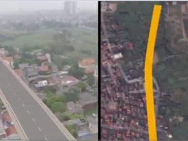 Chủ tịch quận thanh minh về đường cong dát vàng