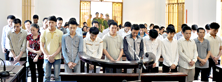 26 bị cáo gây rối ở Khu công nghiệp Tam Phước lãnh án