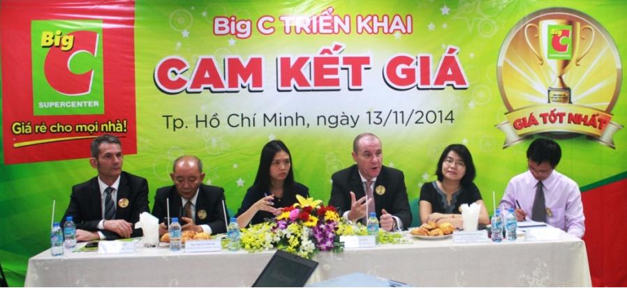Siêu thị Big C triển khai Cam kết giá