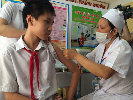 Thấp thỏm lo dịch sởi mùa đông xuân