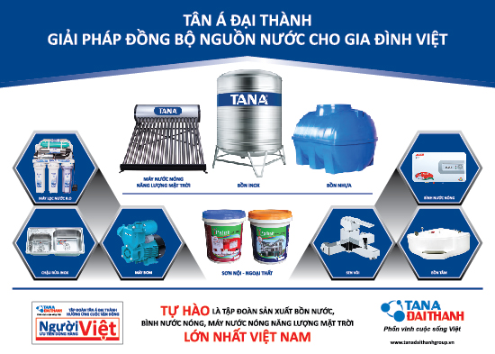Bộ sản phẩm Tân Á Đại Thành – Giải pháp đồng bộ cho gia đình Việt