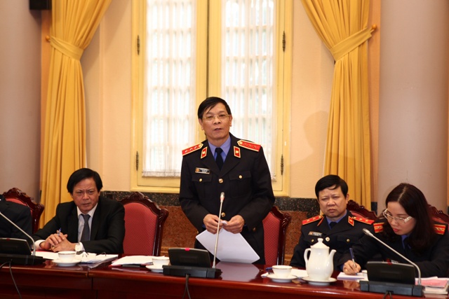 Tiến sỹ Lê Hữu Thể, Phó Viện trưởng VKSNDTC giới thiệu về Luật tổ chức VKSND năm 2014
