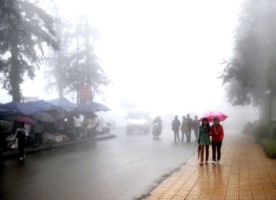 ​Nhiệt độ miền Bắc có nơi xuống 2,4 độ C