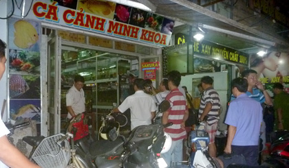 Một nhân viên bán cá cảnh bị đâm chết