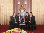 Lãnh đạo VKSNDTC tiếp Đoàn đại biểu Vương quốc Campuchia
