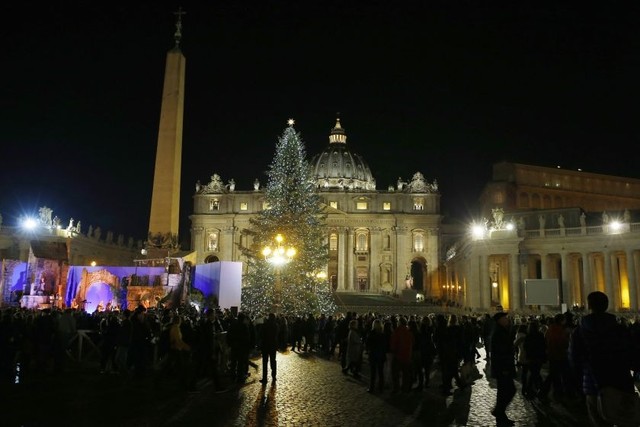Khung cảnh trước Quảng trường Thánh St. Peter tại Vatican hôm 19/12. (Ảnh: Reuters)
